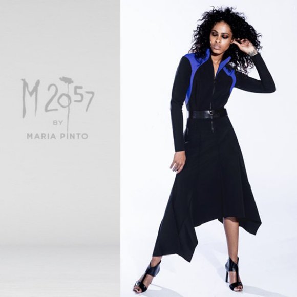 NWOT Maria Pinto M2057 Gabi Skirt, Blue, Sz S - Picture 4 of 4